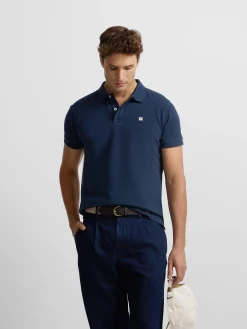 Silbon Smart Casual·Polos-Polo clasico miniparche marino Azul&nbsp;marino