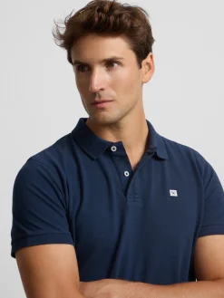 Silbon Smart Casual·Polos-Polo clasico miniparche marino Azul&nbsp;marino