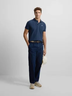Silbon Smart Casual·Polos-Polo clasico miniparche marino Azul&nbsp;marino