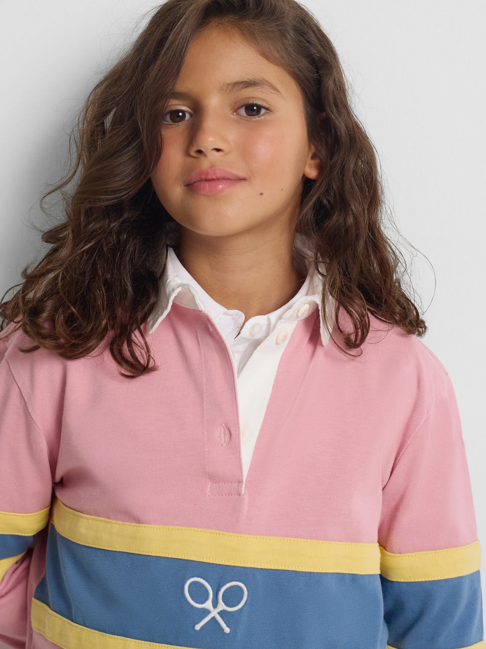 Silbon Camisetas Y Polos-Polo girl manga larga raqueta Rosa