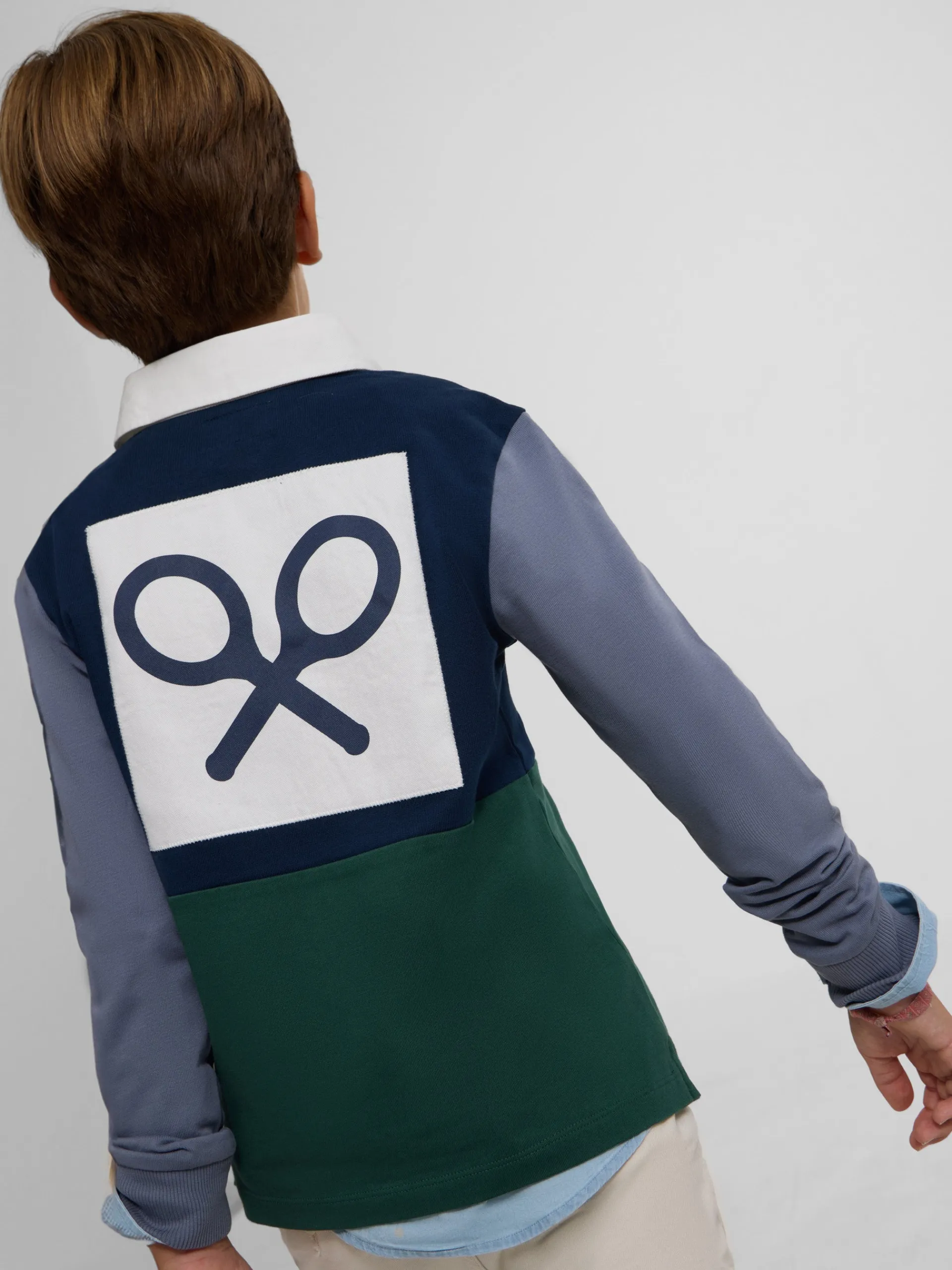 Silbon Polos-Polo kids clasico rugby multicolor azul marino Azul marino