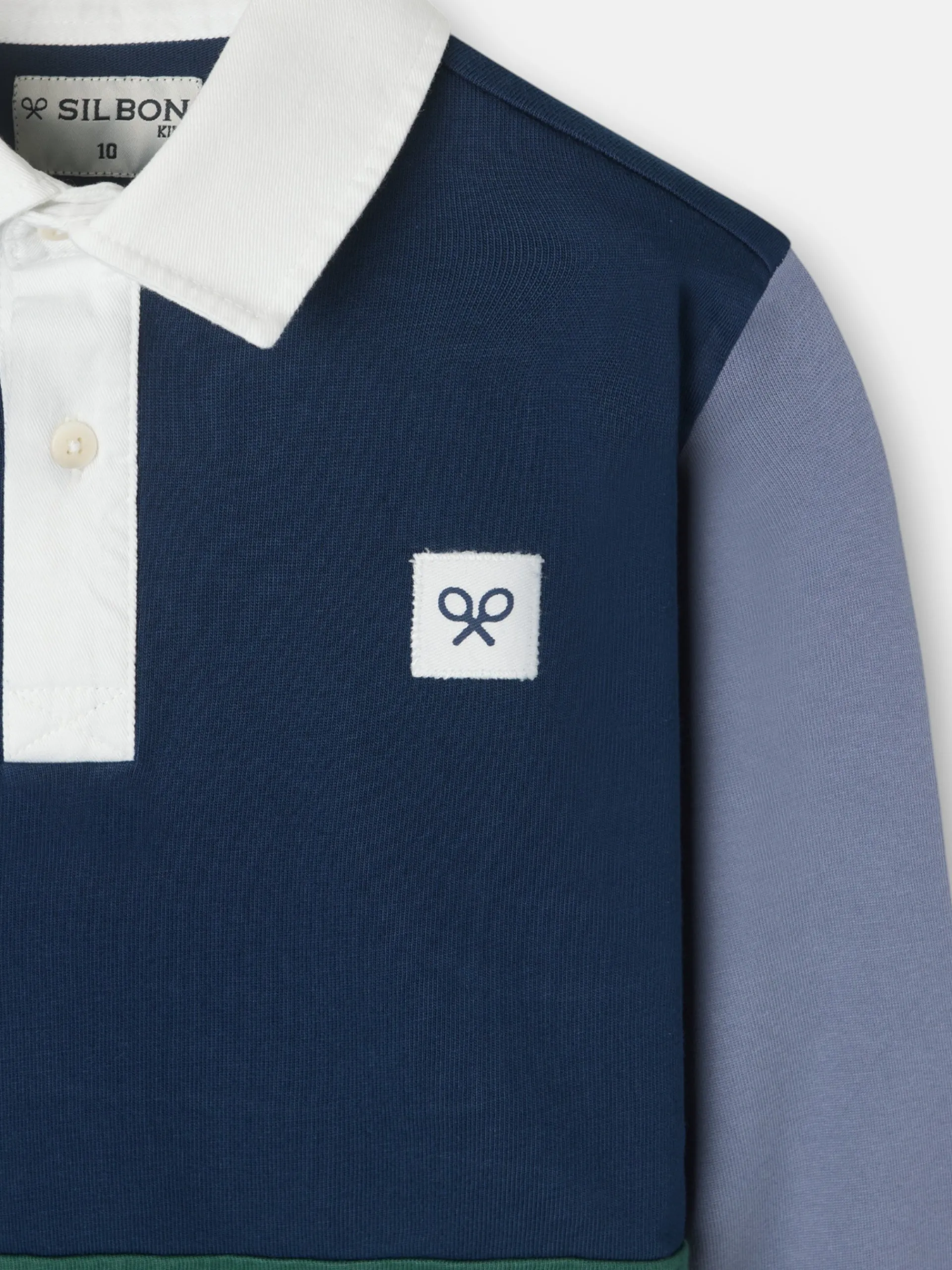 Silbon Polos-Polo kids clasico rugby multicolor azul marino Azul marino