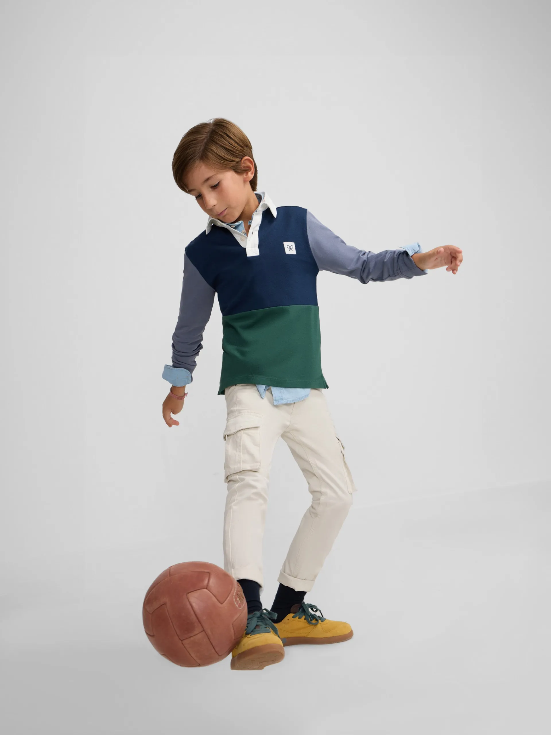 Silbon Polos-Polo kids clasico rugby multicolor azul marino Azul marino