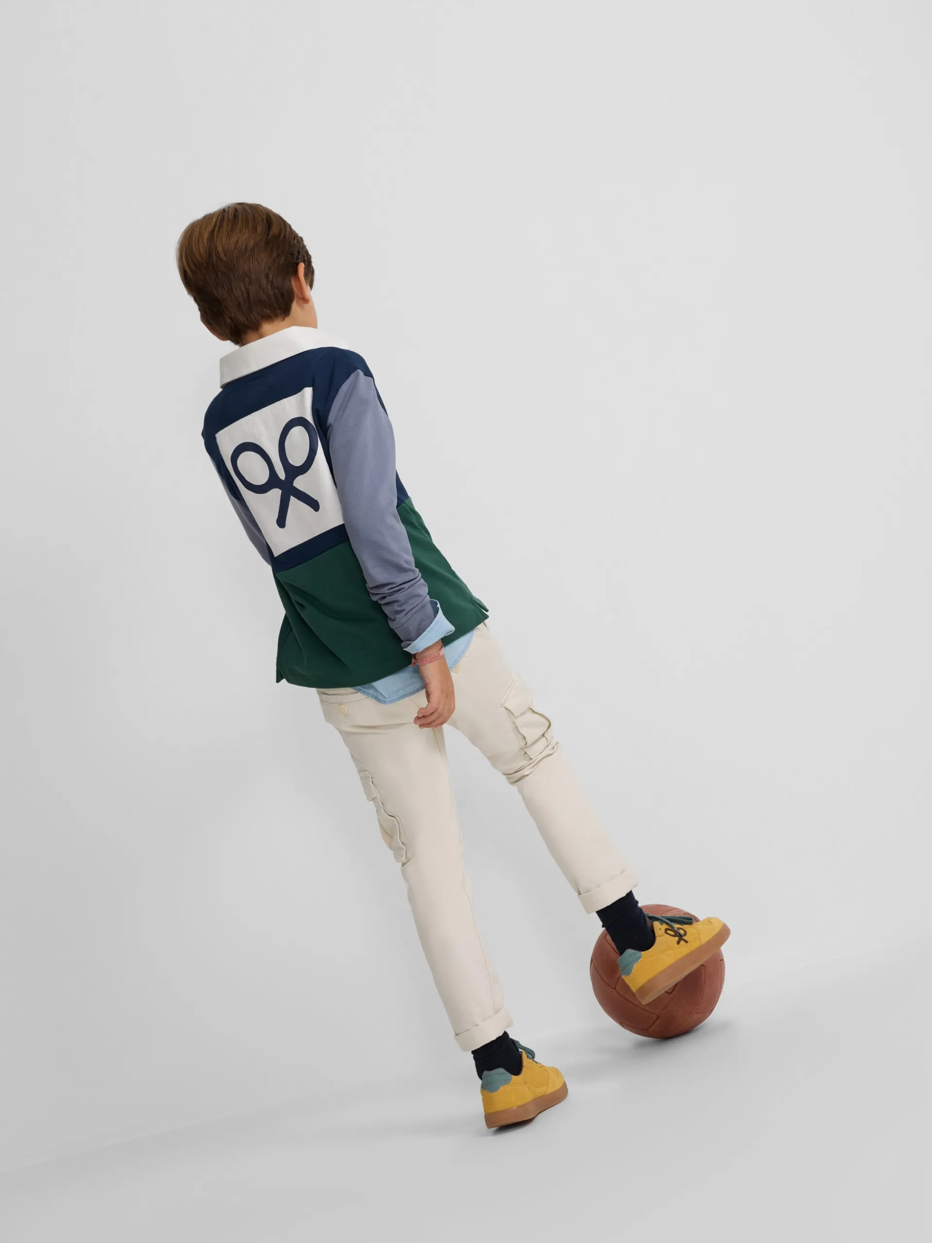 Silbon Polos-Polo kids clasico rugby multicolor azul marino Azul marino