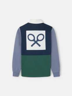 Silbon Polos-Polo kids clasico rugby multicolor azul marino Azul marino