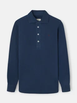 Silbon Smart Casual·Polos-Polo liso manga larga azul marino Azul&nbsp;marino