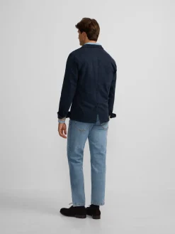 Silbon Formal Y Etiqueta·Americanas|Smart Casual·Abrigos Y Cazadoras-Semiblazer casual azul marino Azul&nbsp;marino