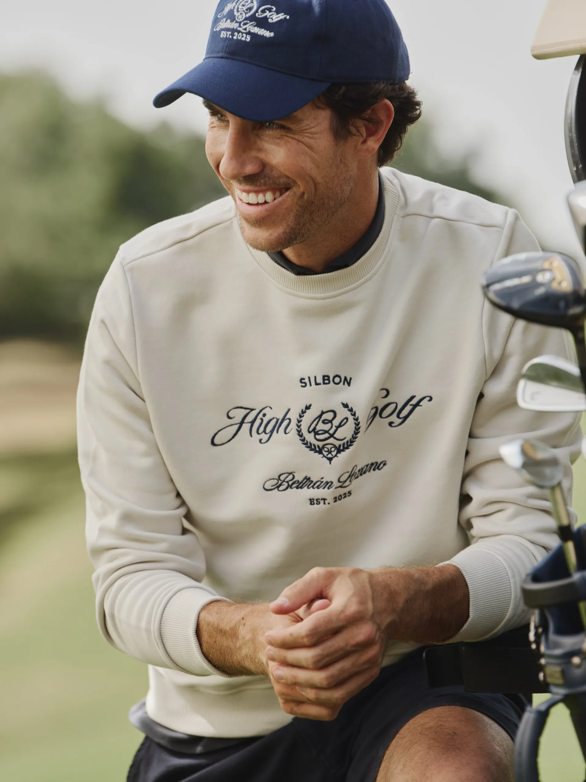 Silbon Smart Casual·Sudaderas-Sudadera Beltran Lozano High Golf Crema
