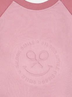 Silbon Sudaderas-Sudadera girl chandal smile Rosa