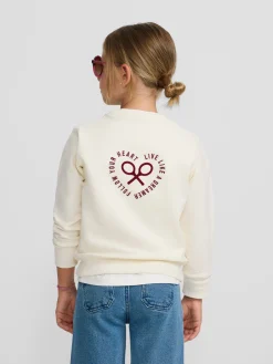 Silbon Sudaderas-Sudadera girl corazon Crudo