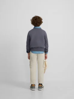 Silbon Sudaderas-Sudadera kids raqueta junior azul indigo Azul&nbsp;indigo