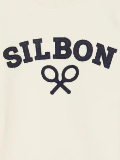 Silbon Sudaderas-Sudadera kids raqueta media Crema