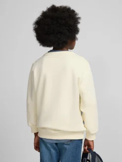 Silbon Sudaderas-Sudadera kids raqueta media Crema