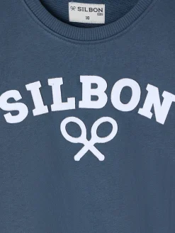 Silbon Sudaderas-Sudadera kids raqueta media azul marino Azul&nbsp;marino