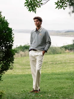 Silbon Smart Casual·Sudaderas-Sudadera media cremallera raya media azul marino Azul&nbsp;marino