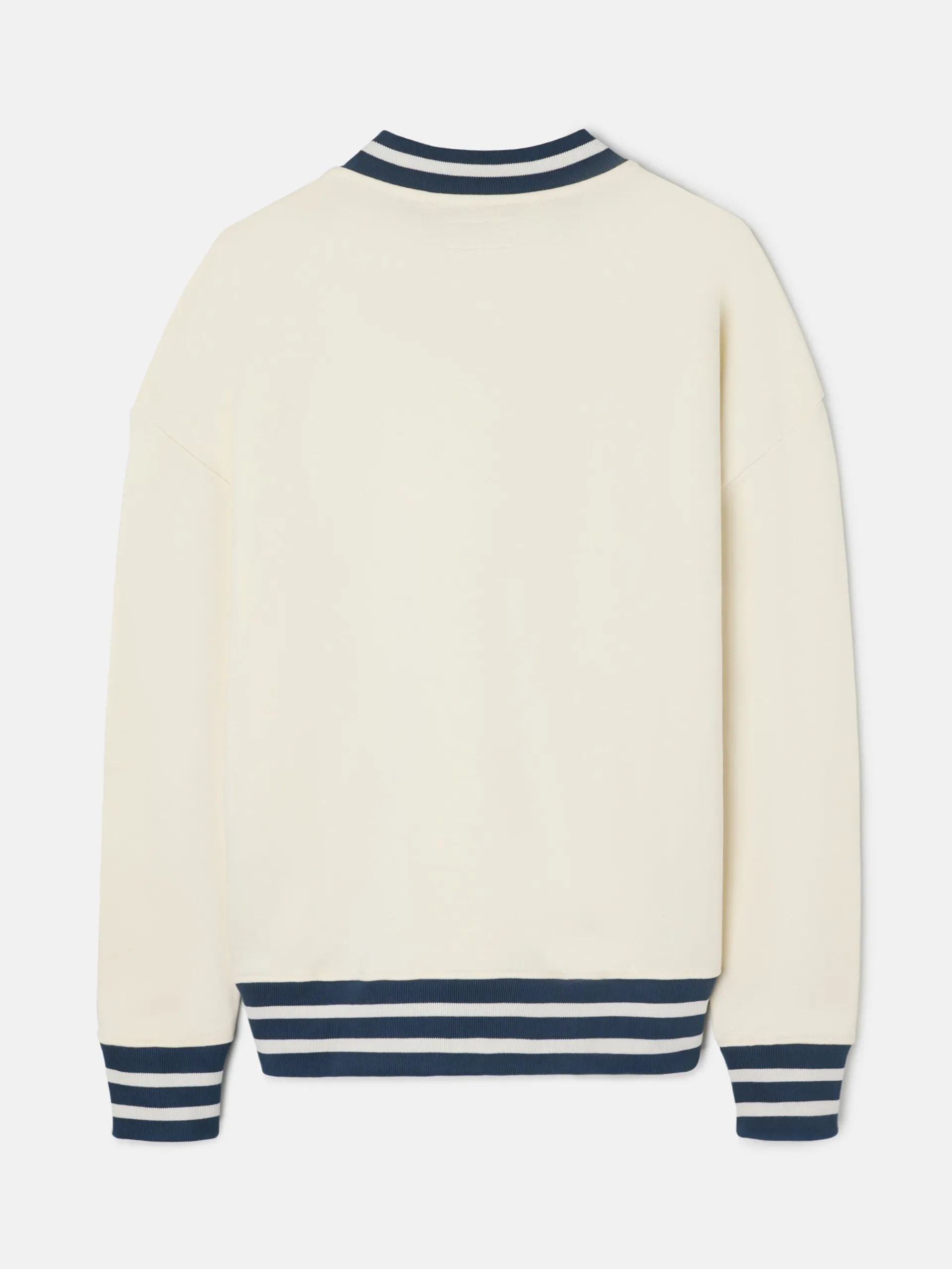 Silbon Smart Casual·Sudaderas-Sudadera relaxed fit ivy league Crema