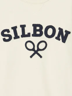 Silbon Smart Casual·Sudaderas-Sudadera raqueta media Crema