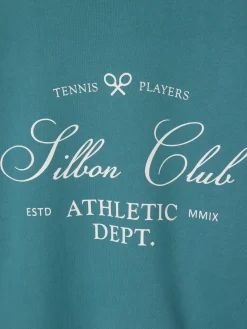 Silbon Sudaderas|Smart Casual·Sudaderas-Sudadera special fit club Petroleo