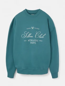 Silbon Sudaderas|Smart Casual·Sudaderas-Sudadera special fit club Petroleo