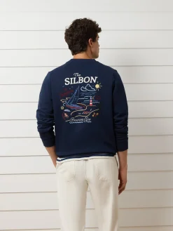Silbon Smart Casual·Sudaderas-Sudadera The Hamptons Azul