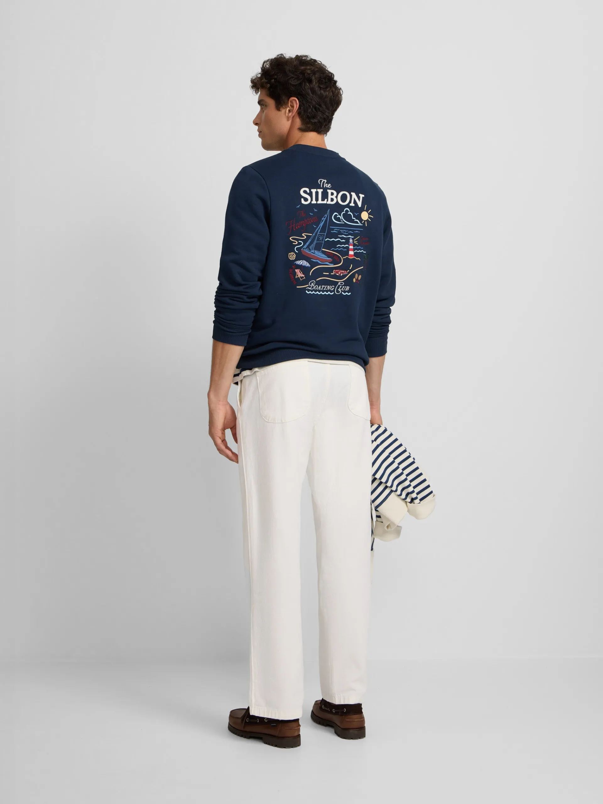 Silbon Smart Casual·Sudaderas-Sudadera The Hamptons Azul