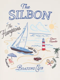 Silbon Smart Casual·Sudaderas-Sudadera The Hamptons Crema