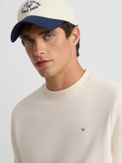 Silbon Smart Casual·Sudaderas-Sudadera The Hamptons Crema