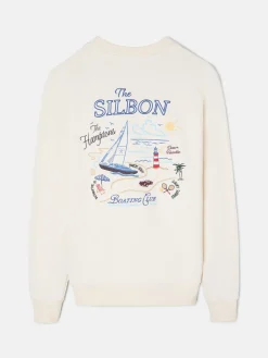 Silbon Smart Casual·Sudaderas-Sudadera The Hamptons Crema