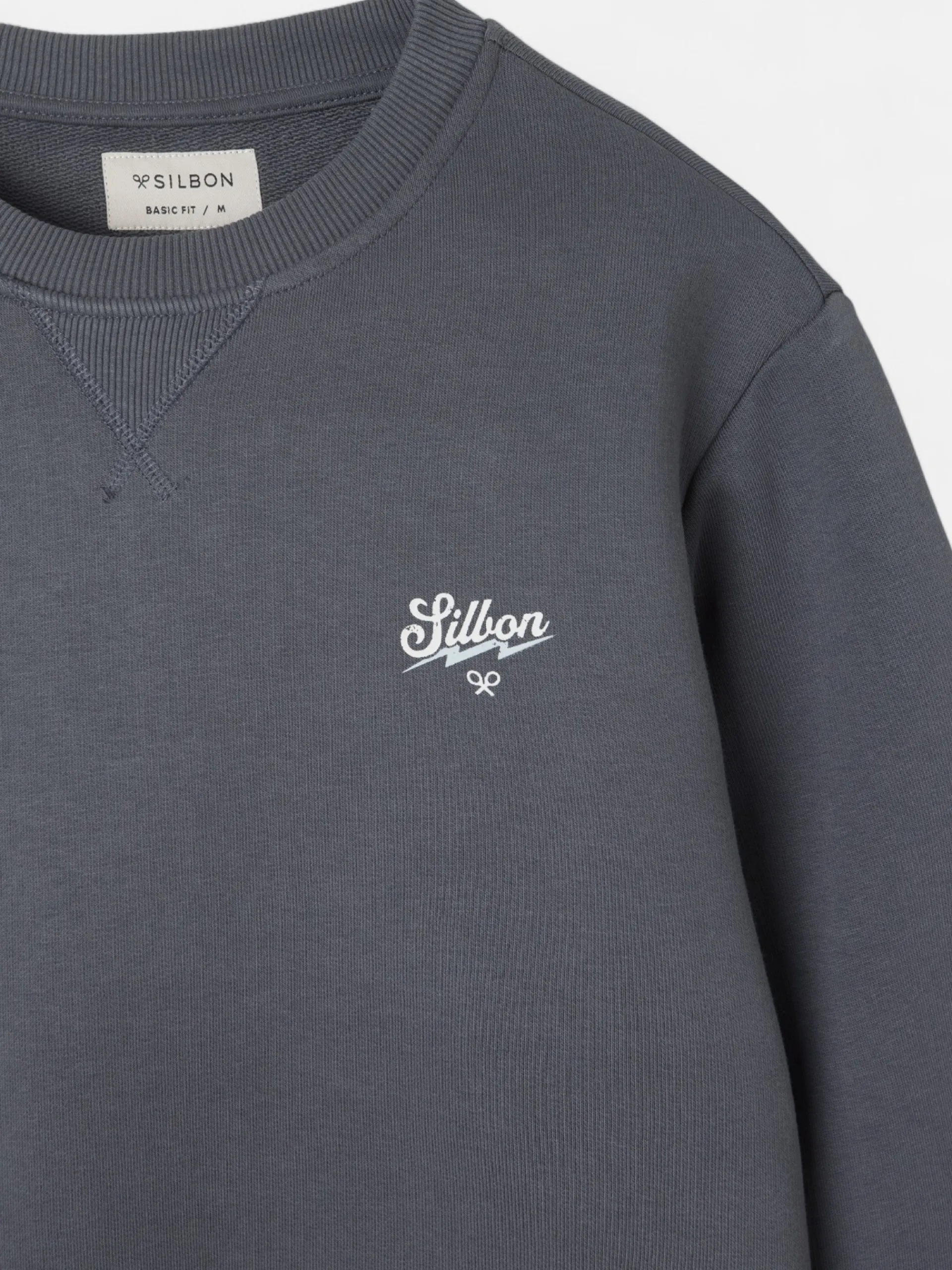 Silbon Smart Casual·Sudaderas-Sudadera the squad Gris