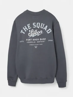 Silbon Smart Casual·Sudaderas-Sudadera the squad Gris