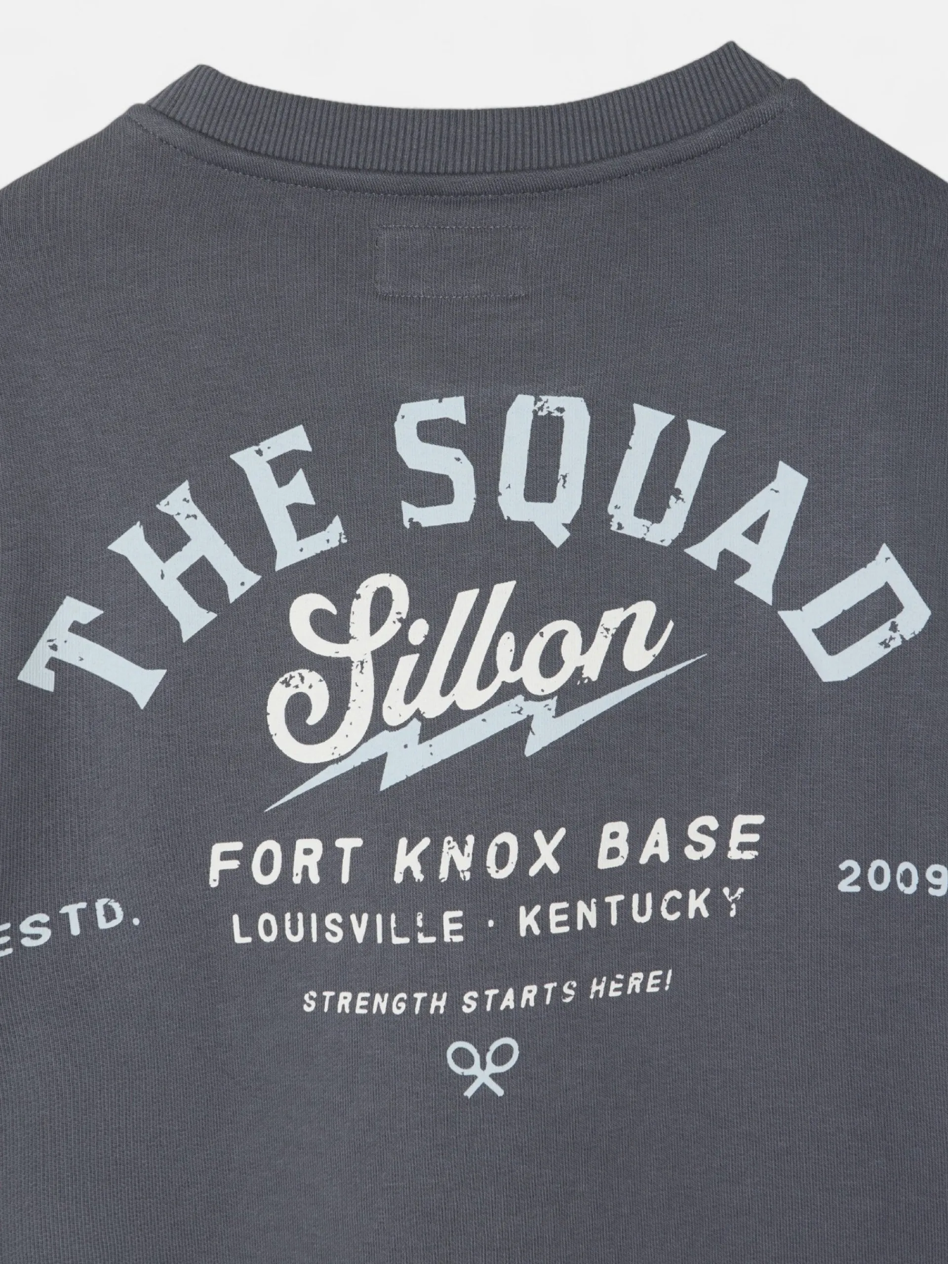 Silbon Smart Casual·Sudaderas-Sudadera the squad Gris