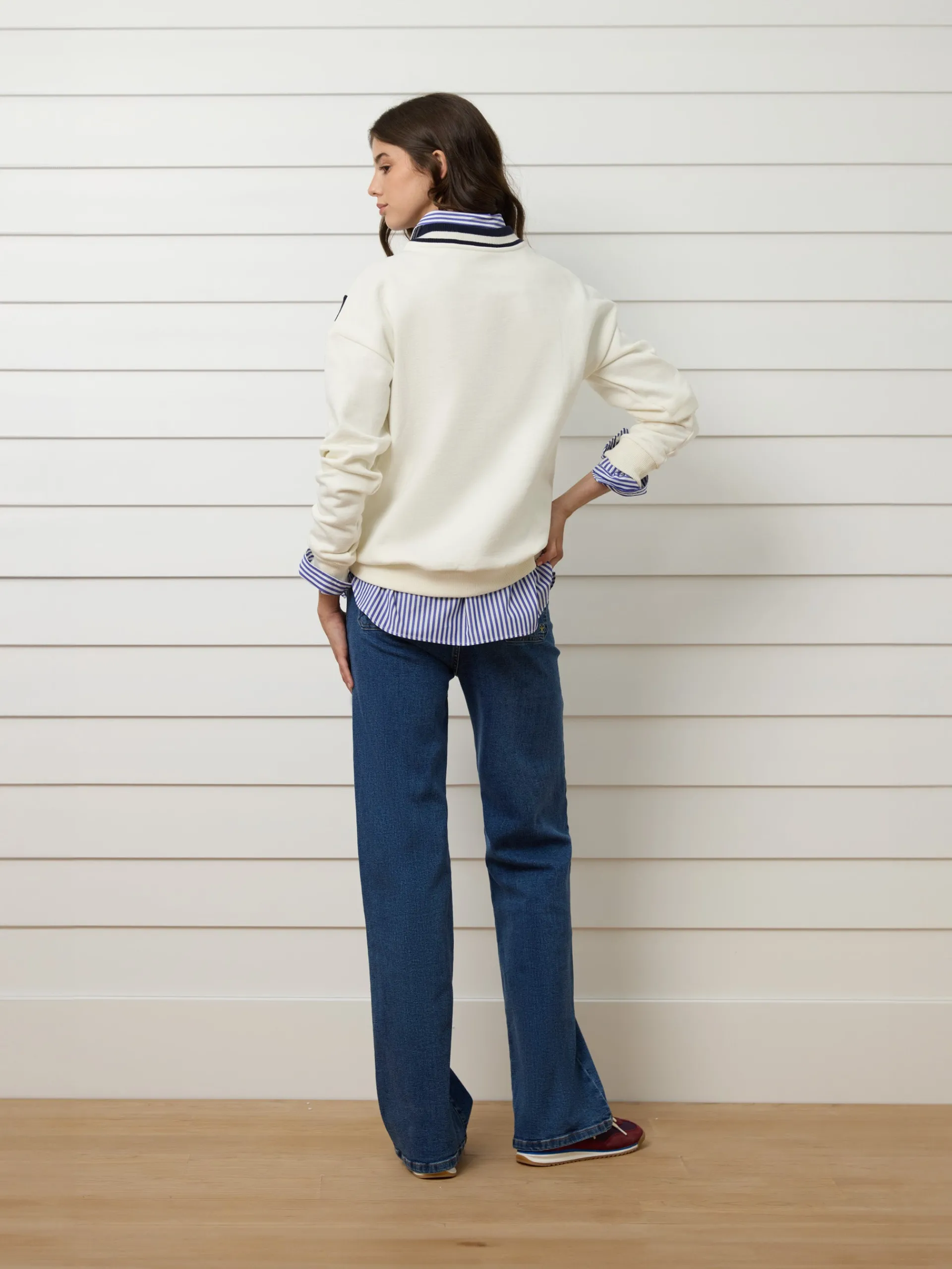 Silbon Sudaderas-Sudadera woman escudo cruda Crudo