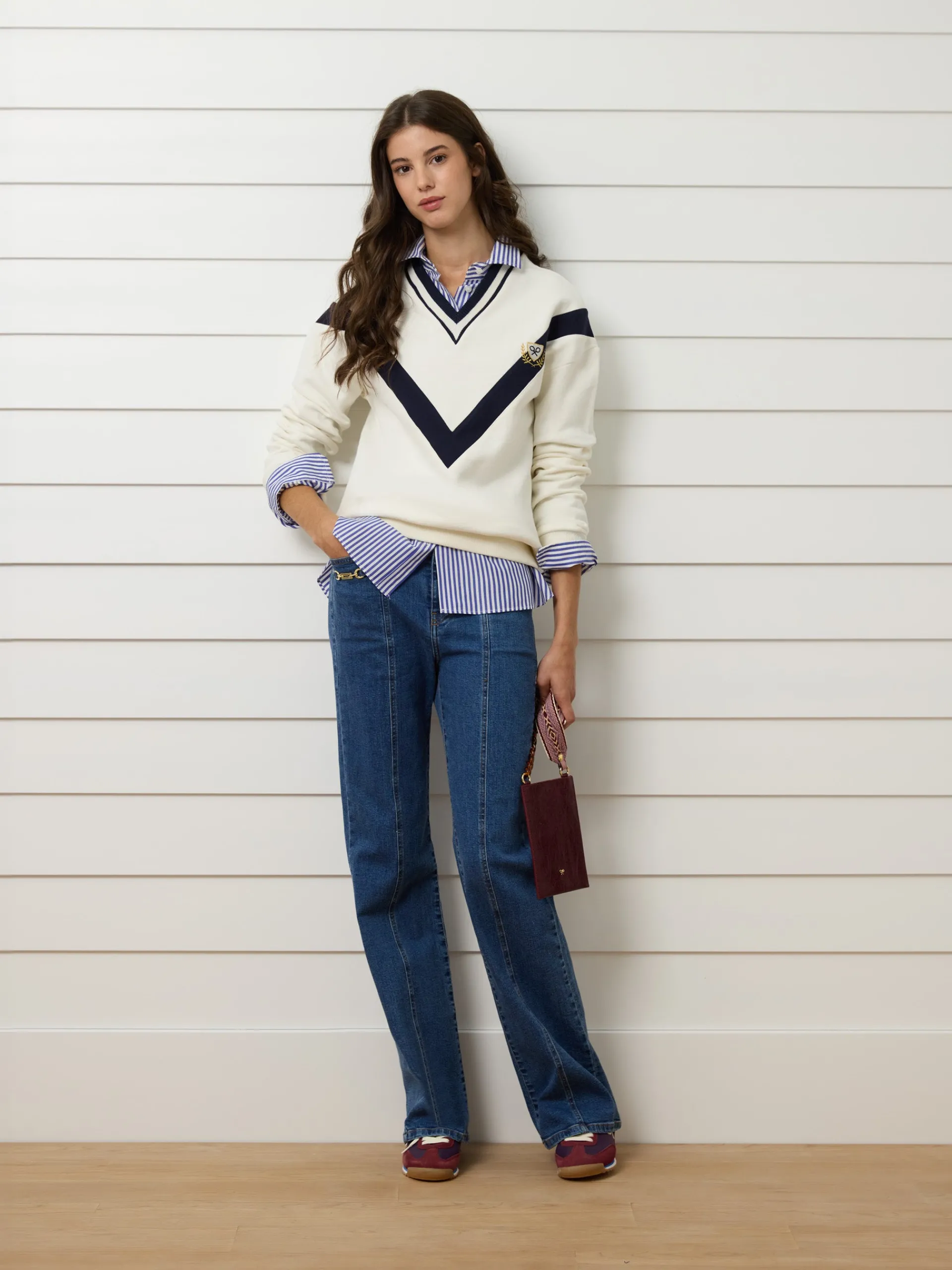 Silbon Sudaderas-Sudadera woman escudo cruda Crudo