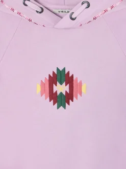 Silbon Sudaderas-Sudadera woman ikat s Morado