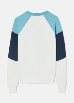 Silbon Sudaderas-Sudadera woman letras colores es Azul