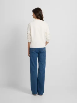 Silbon Sudaderas-Sudadera woman raqueta cuadros cruda Crudo