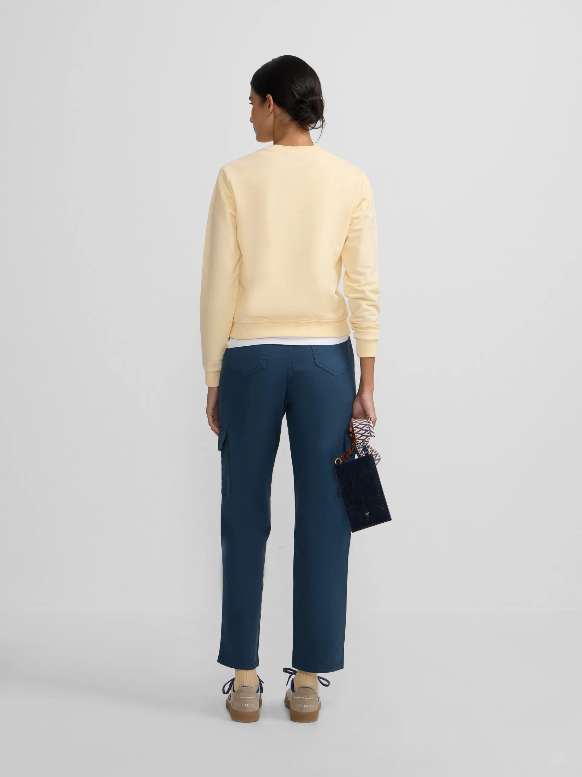 Silbon Sudaderas-Sudadera woman be you amarilla Amarillo