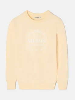 Silbon Sudaderas-Sudadera woman be you amarilla Amarillo
