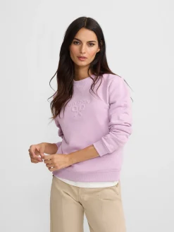 Silbon Sudaderas-Sudadera woman clasico Malva