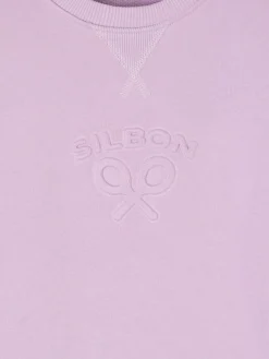 Silbon Sudaderas-Sudadera woman clasico Malva