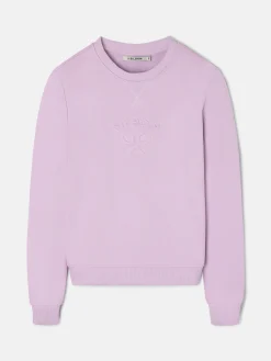 Silbon Sudaderas-Sudadera woman clasico Malva