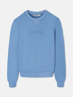 Silbon Sudaderas-Sudadera woman clasico Azul