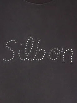 Silbon Sudaderas-Sudadera woman tachas Negra
