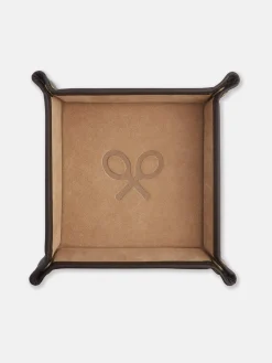 Silbon Hogar·Decoración-Vaciabolsillos piel Marron