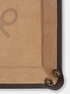 Silbon Hogar·Decoración-Vaciabolsillos piel Marron