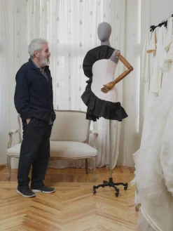 Silbon Vestidos, Monos Y Faldas-Vestido CaprileX bicolor volante marfil Crema