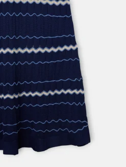 Silbon Vestidos, Monos Y Faldas|Punto-Vestido punto espigas Azul