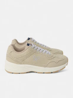 Silbon Zapatillas-Zapatilla casual canvas Beige