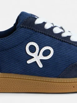 Silbon Zapatillas-Zapatilla casual pana Azul