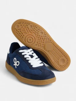 Silbon Zapatillas-Zapatilla casual pana Azul